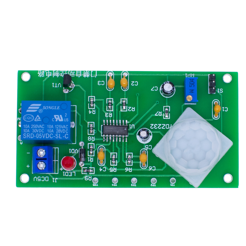 Electronics Diy Pcb Design Projects - Инфракрасный пироэлектрический датчик движения человека, комплект