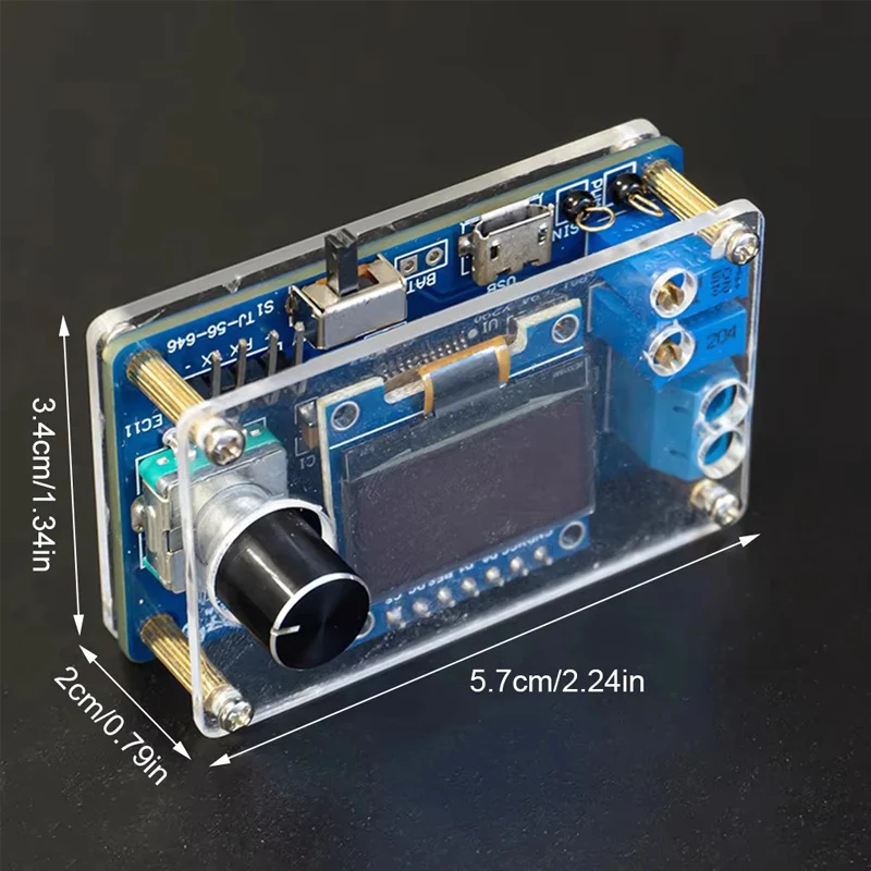 Oscilloscope Dso Mini - STC8K8A комплект микроконтроллера DIY Mini-DSO ЖК-цифровой