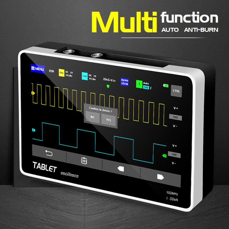Oscilloscope Dso Mini - Цифровой осциллограф с сенсорной панелью, двухканальный,