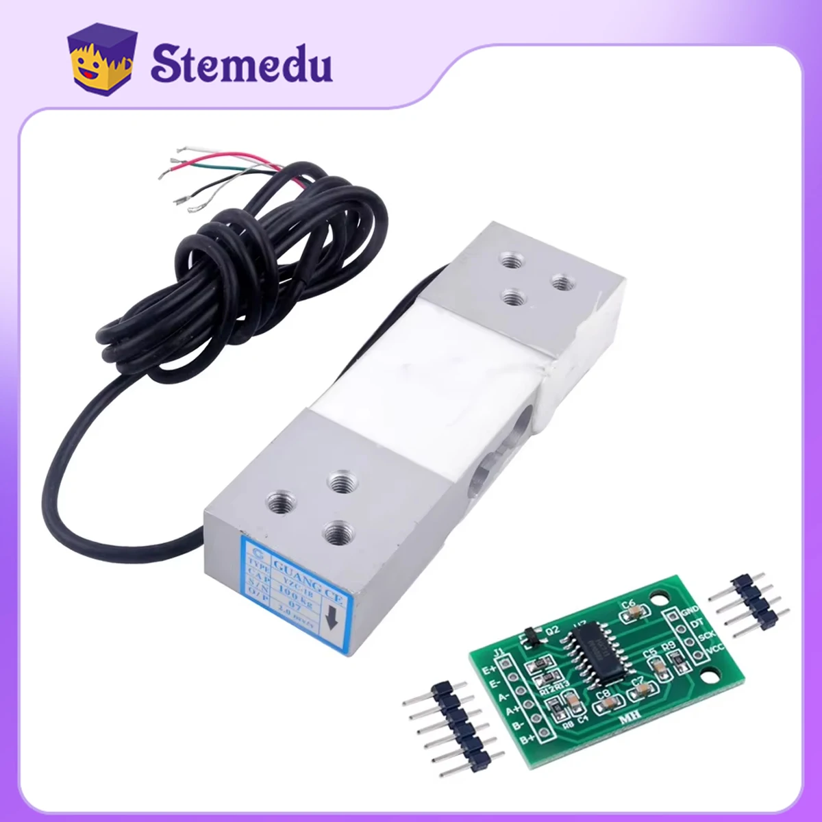 Diy Electronics Load Cell - Датчик давления YZC-1B на 100 кг,