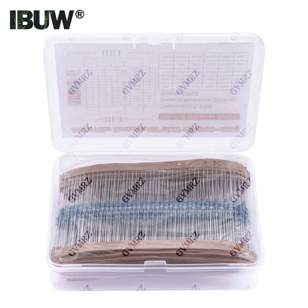 Diy Electronics Project Kit - 600 шт., 30 значений, 1/4 Вт,