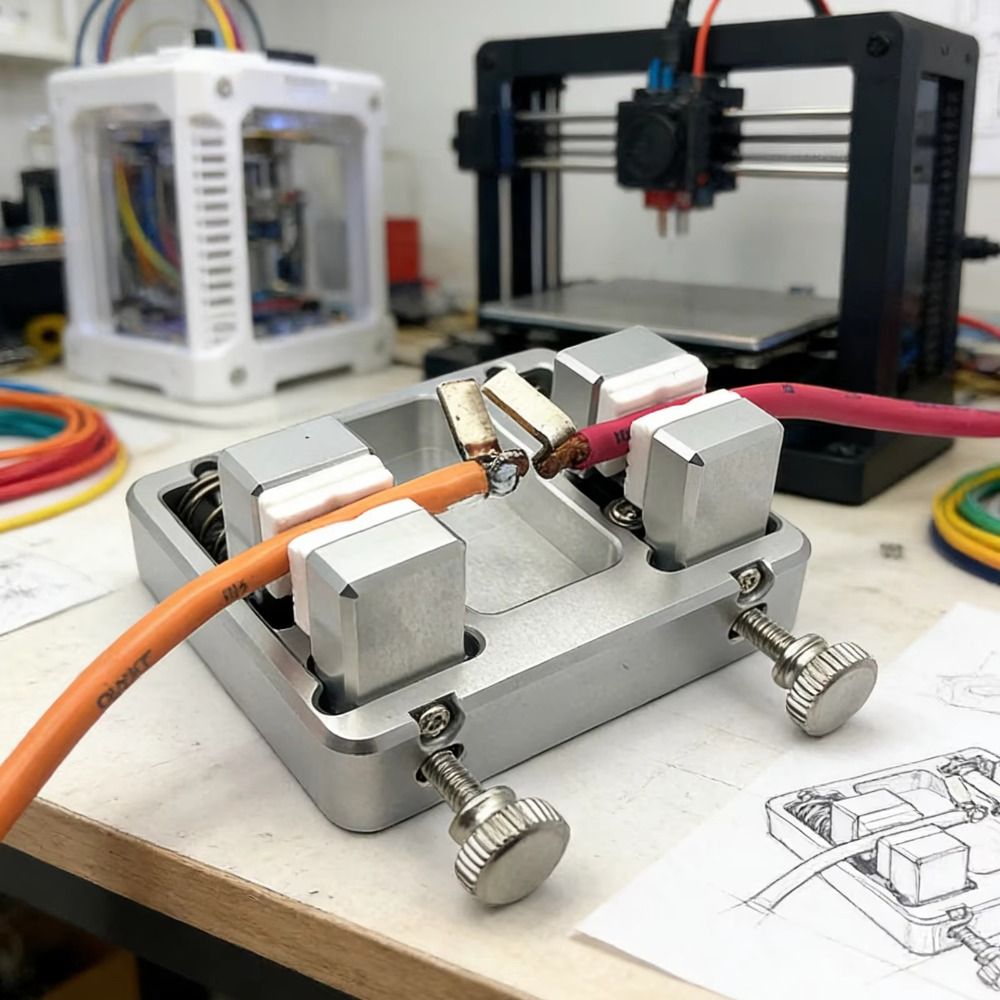 Diy Electronics Hobby - Алюминиевый регулируемый сварочный зажим для тяжелых