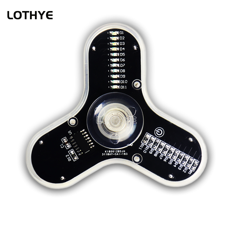 Diy Electronics Parts - Светодиодный спиннер для производства динамиков, атмосфера,