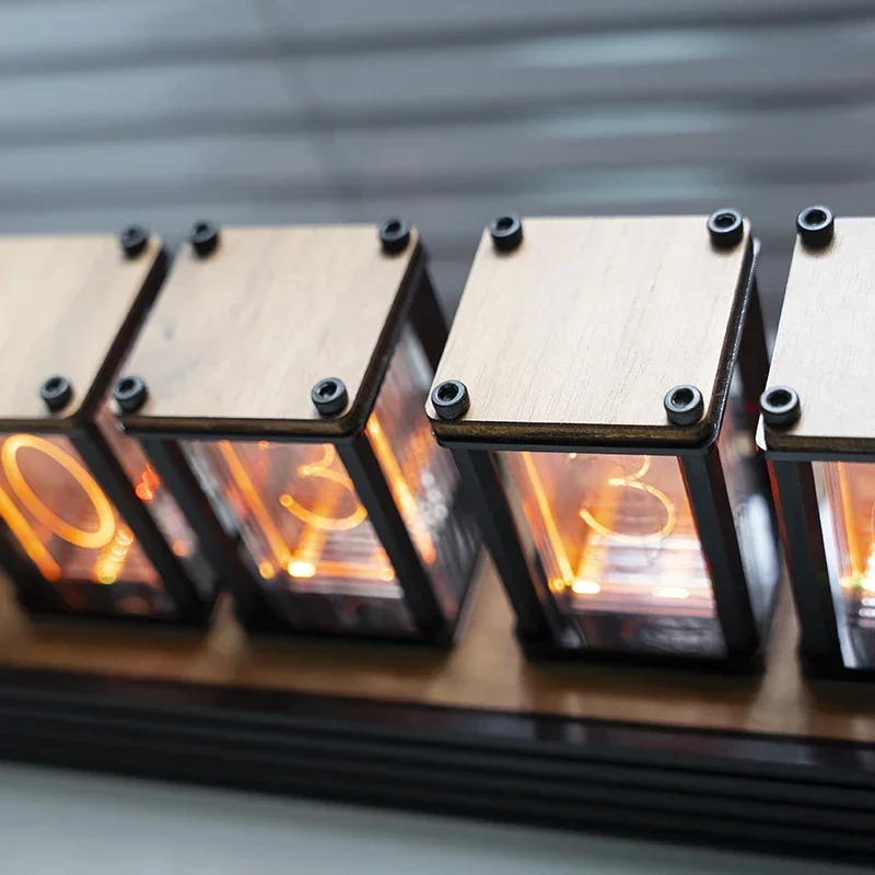 Diy Electronics Table - Новые роскошные часы Nixie с люминесцентными