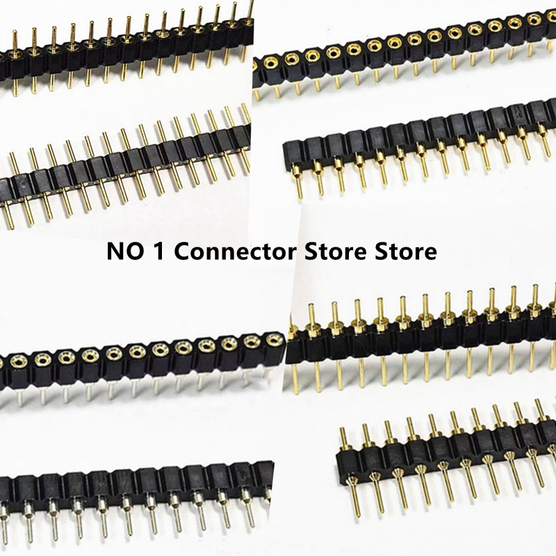 Male Female Header Pin - 1 шт., шаг 2,54 мм, круглое