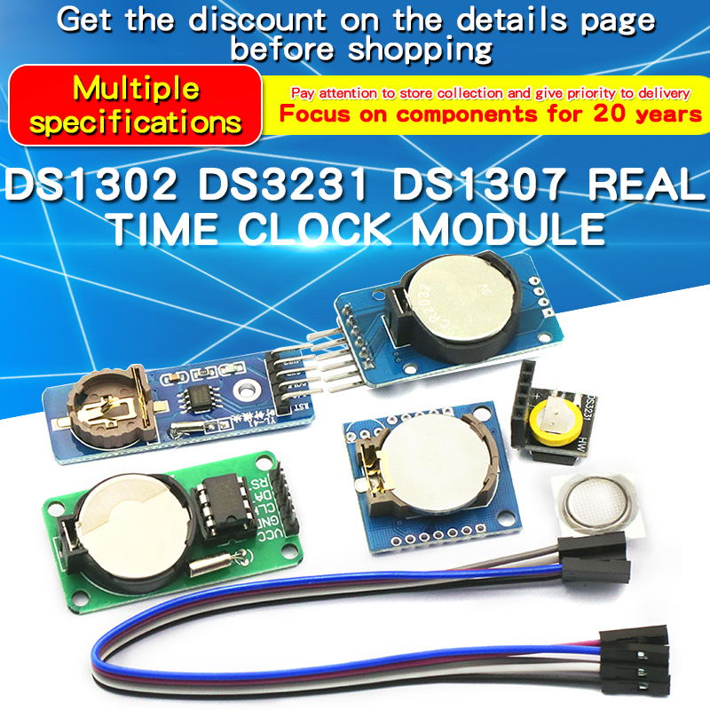 Rtc Module Ds3231 - 1 шт. DS1302/DS1307/PCF8563/DS3231 AT24C32 I2C IIC