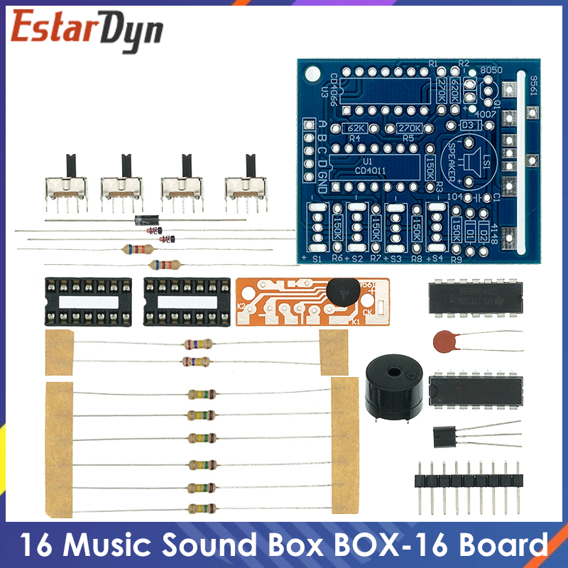 Diy Electronics Audio - Музыкальный звуковой модуль BOX-16 (16 тонов),