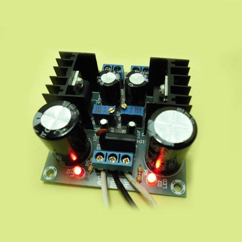 Diy Electronics Parts - Fused LM317 + LM337 Positive Negative