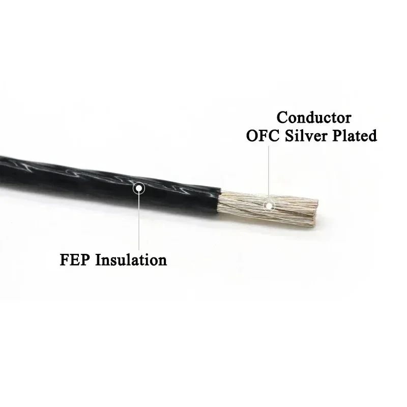 30 ~ 10AWG красный/черный PTFE – обзор и цена Diy Electronics Audio