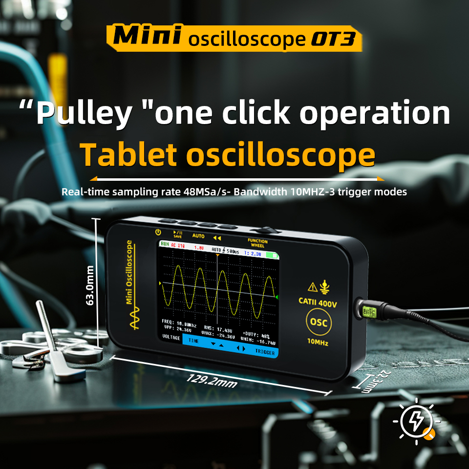 Портативный осциллограф BSIDE  – обзор и цена Oscilloscope Dso Mini