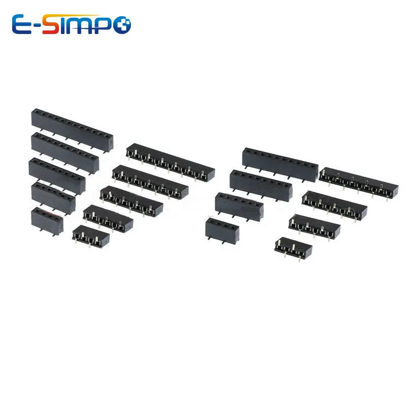 10 шт., шаг 2,0 мм, SMD 1*3P4P – обзор и цена Male Female Header Pin