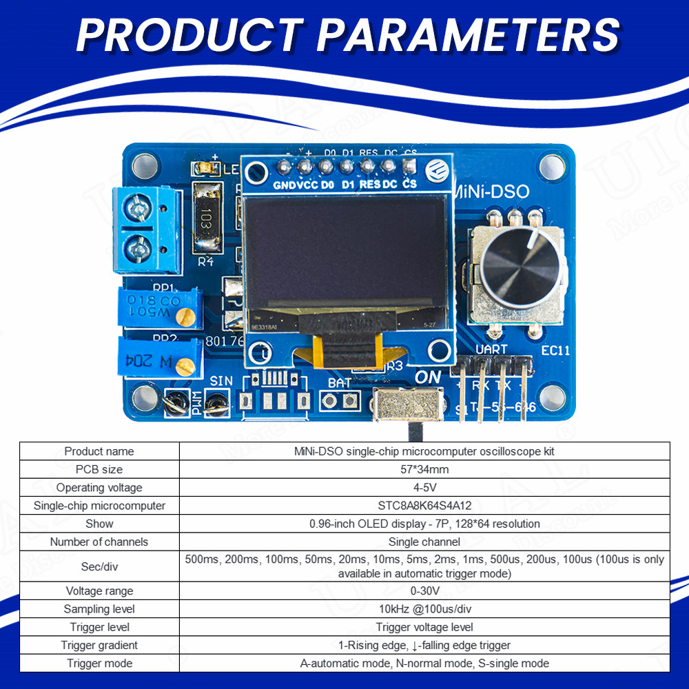 Набор для самостоятельной сбор – обзор и цена Oscilloscope Dso Mini
