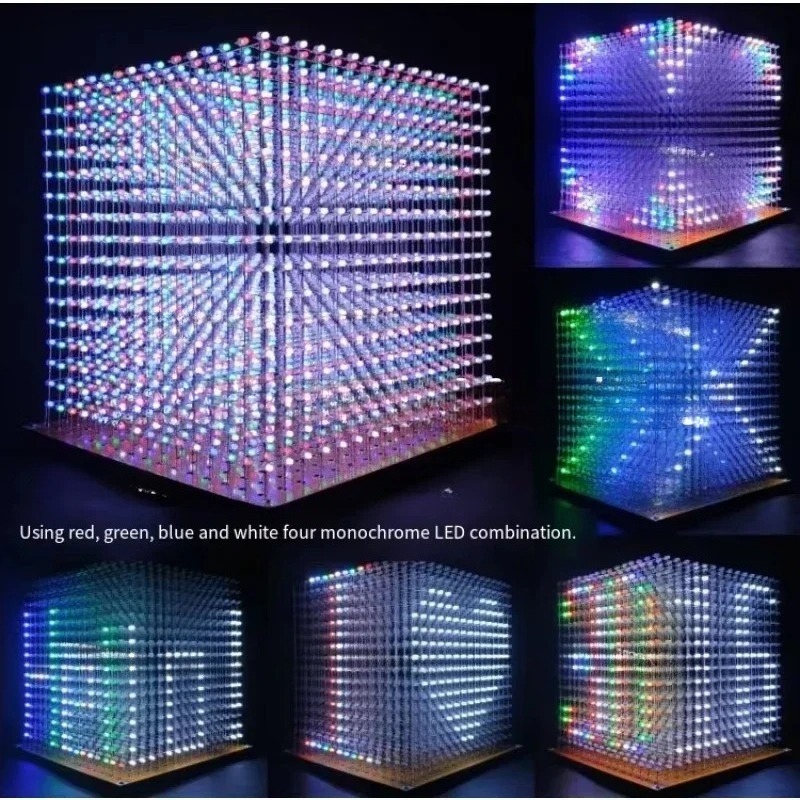 3 D16mini Light Cube Kit 16x16 – обзор и цена Diy Electronics Parts