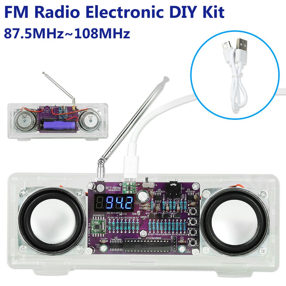 Электронный FM-радиоприемник 8 – обзор и цена Diy Electronics Youtube Channel
