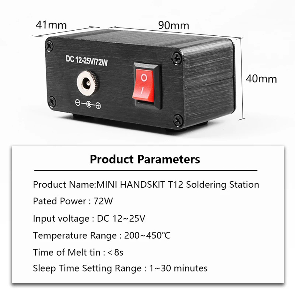 Цифровая паяльная станция T12, – обзор и цена Diy Soldering Station No Electronics