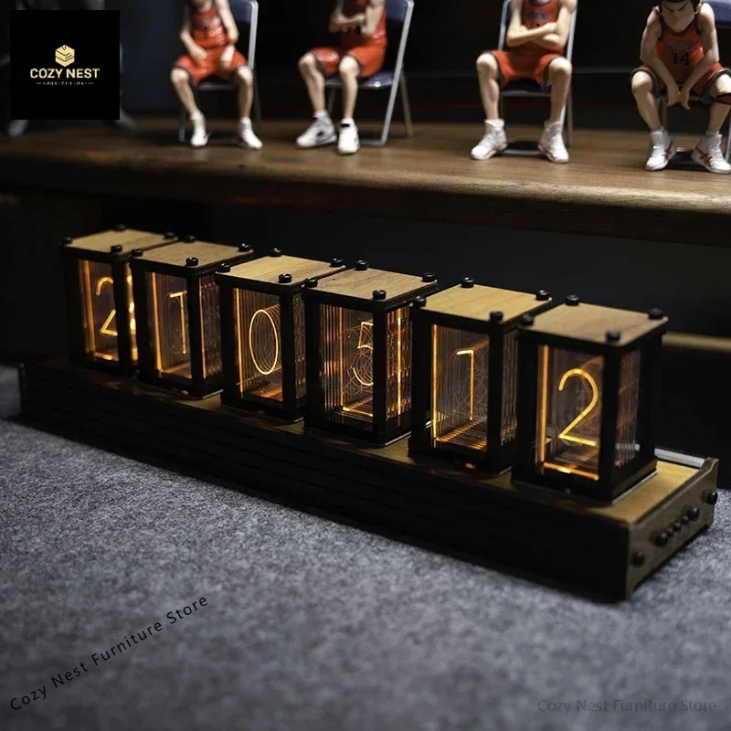 Роскошные часы Nixie Glow Tube – обзор и цена Diy Electronics Table