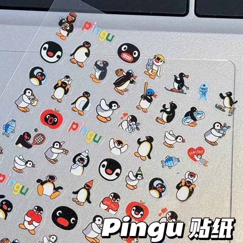 Милые наклейки INS Pingu в кор – обзор и цена Diy Electronics Case