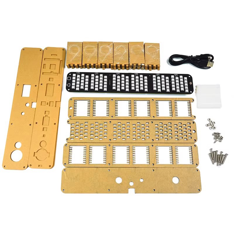 Набор для сборки световых часо – обзор и цена Diy Electronics Table