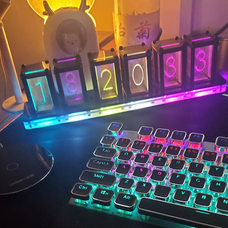 Светодиодные настольные часы,  – обзор и цена Diy Electronics Table