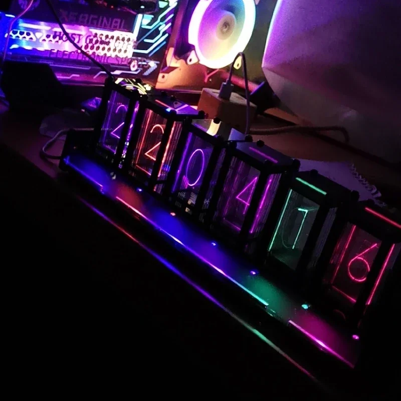 Светодиодные настольные часы,  – обзор и цена Diy Electronics Table