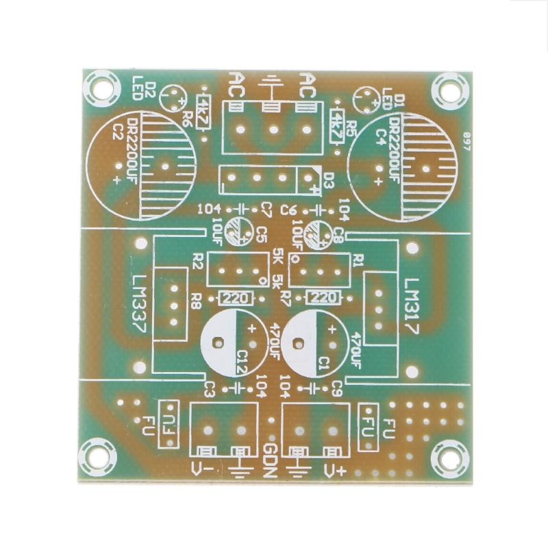 Fused LM317 + LM337 Positive N – обзор и цена Diy Electronics Parts